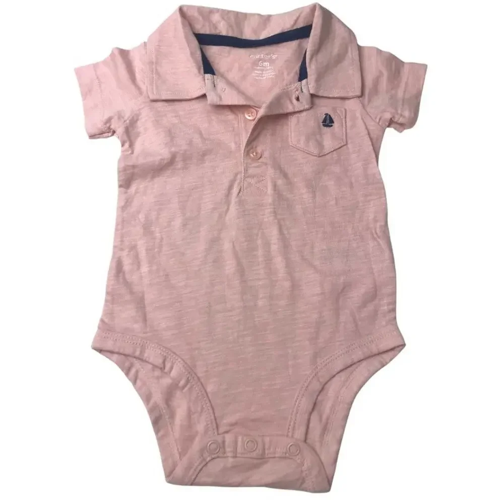 Carter's Set of 3 Short Sleeve Onesies. Size 6M